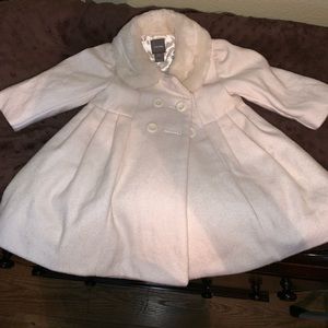 Baby Gap ivory pea coat